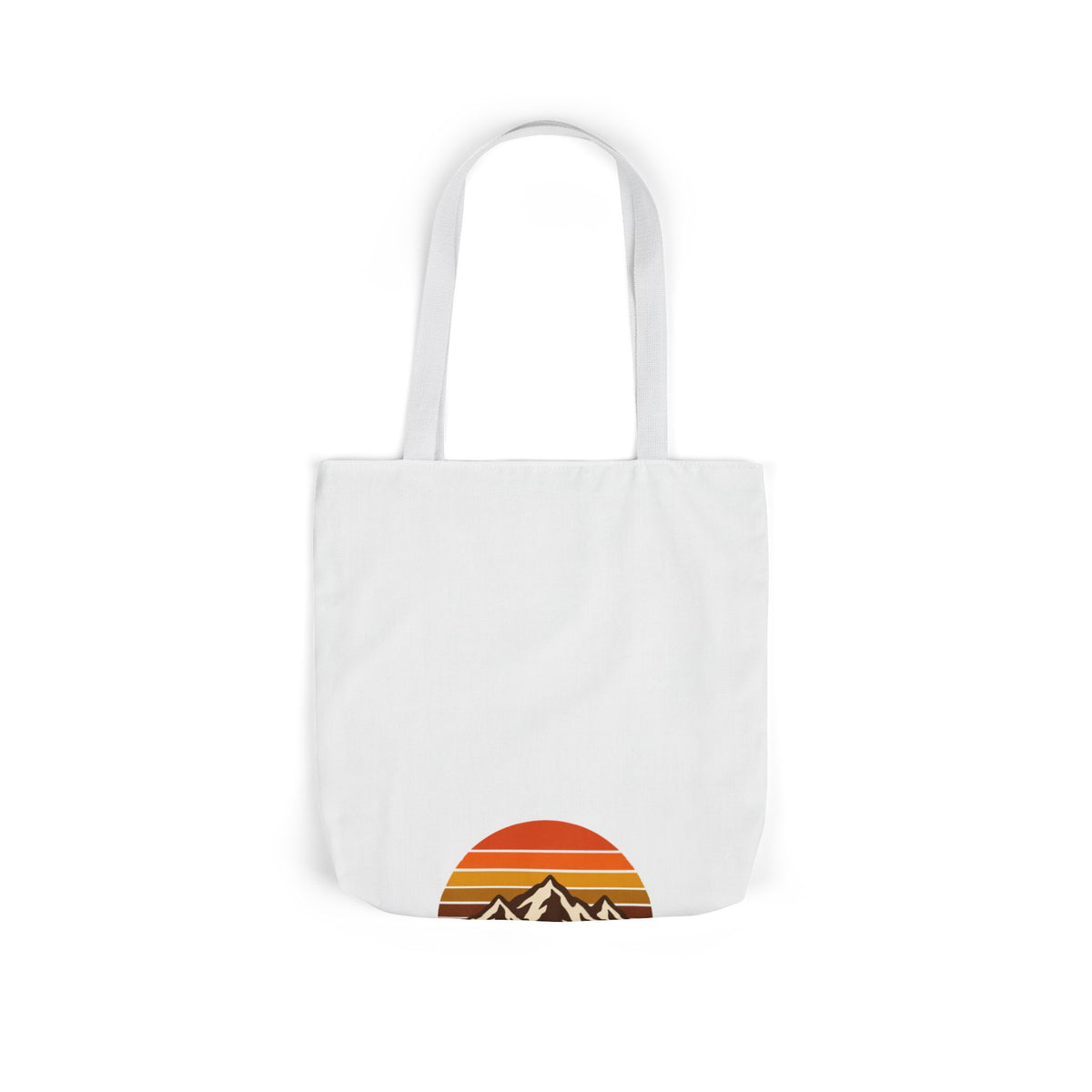 Merrickas Retro Sunset Mountain Canvas Wall Art