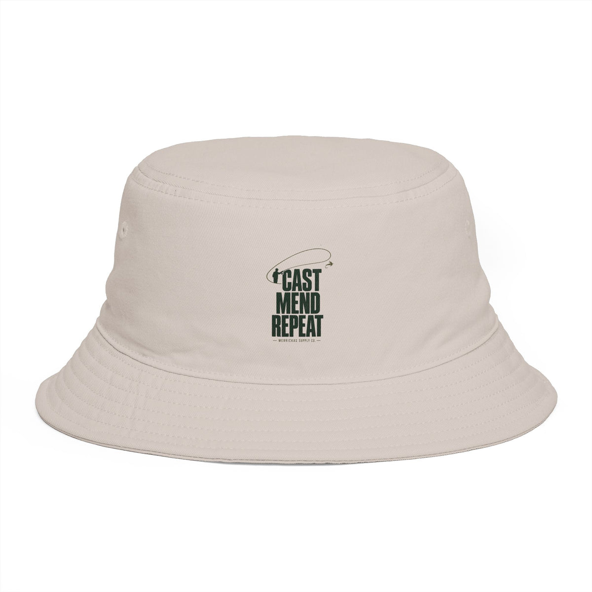 Cast Mend Repeat Bucket Hat