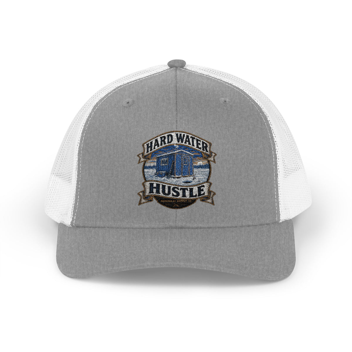 Hard Water Hustle Snapback Trucker Cap