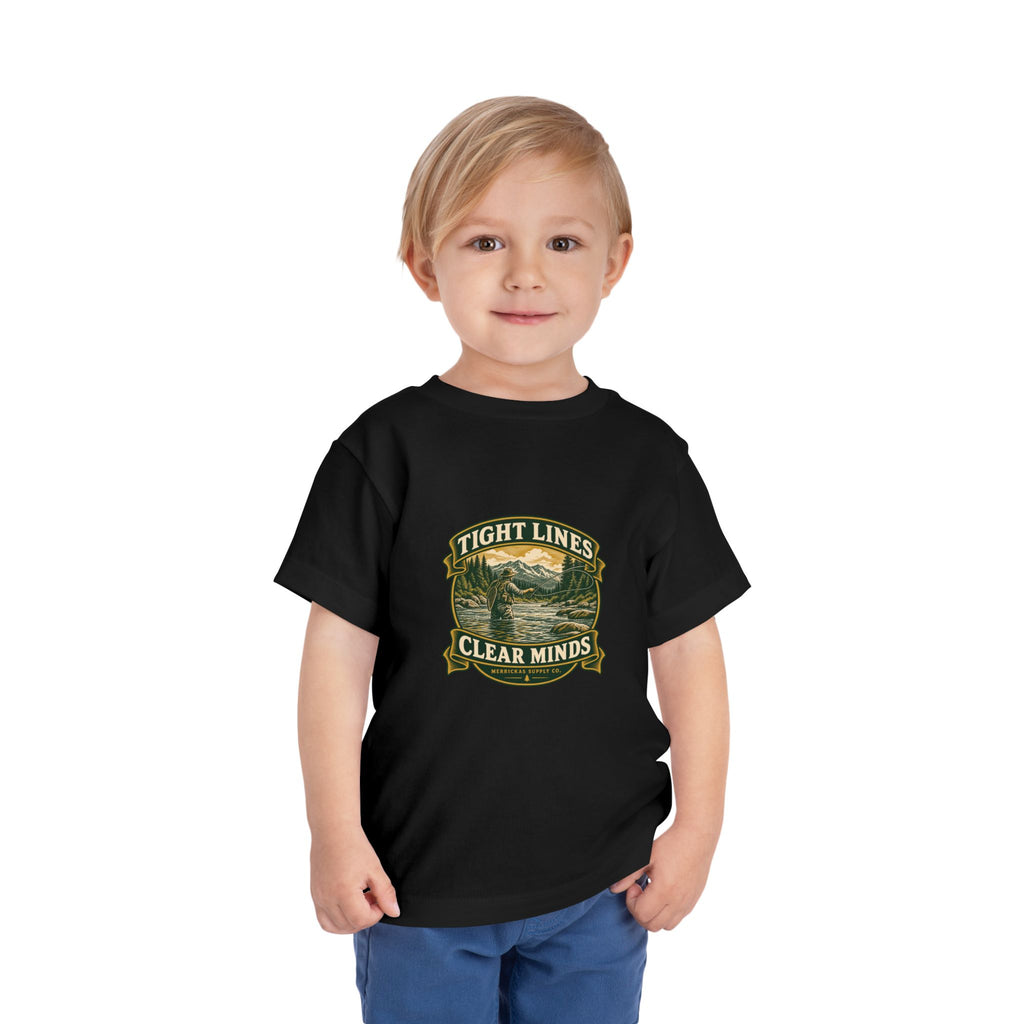 Tight Lines Clear Minds Toddler Tee