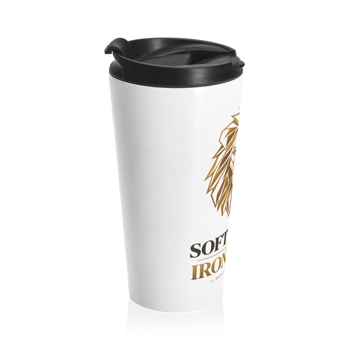 Soft Heart Iron Spine Travel Mug