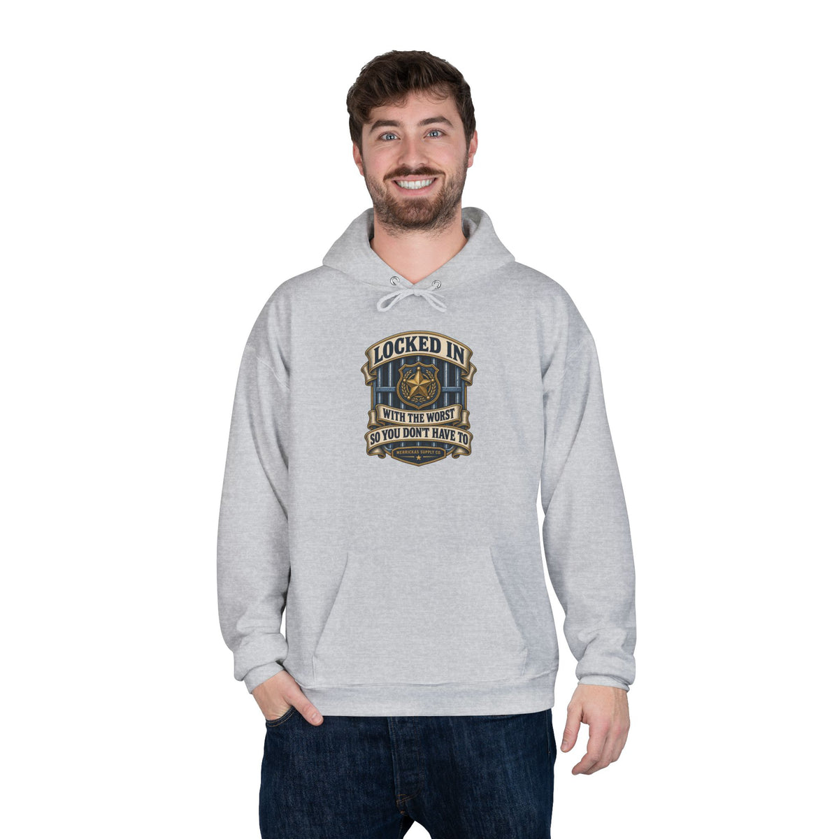 Locked In With The Worst So You Don't Have To Heavyweight Hoodie