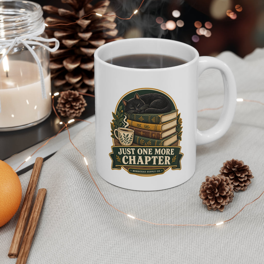 Just One More Chapter Coffee Mug 11oz