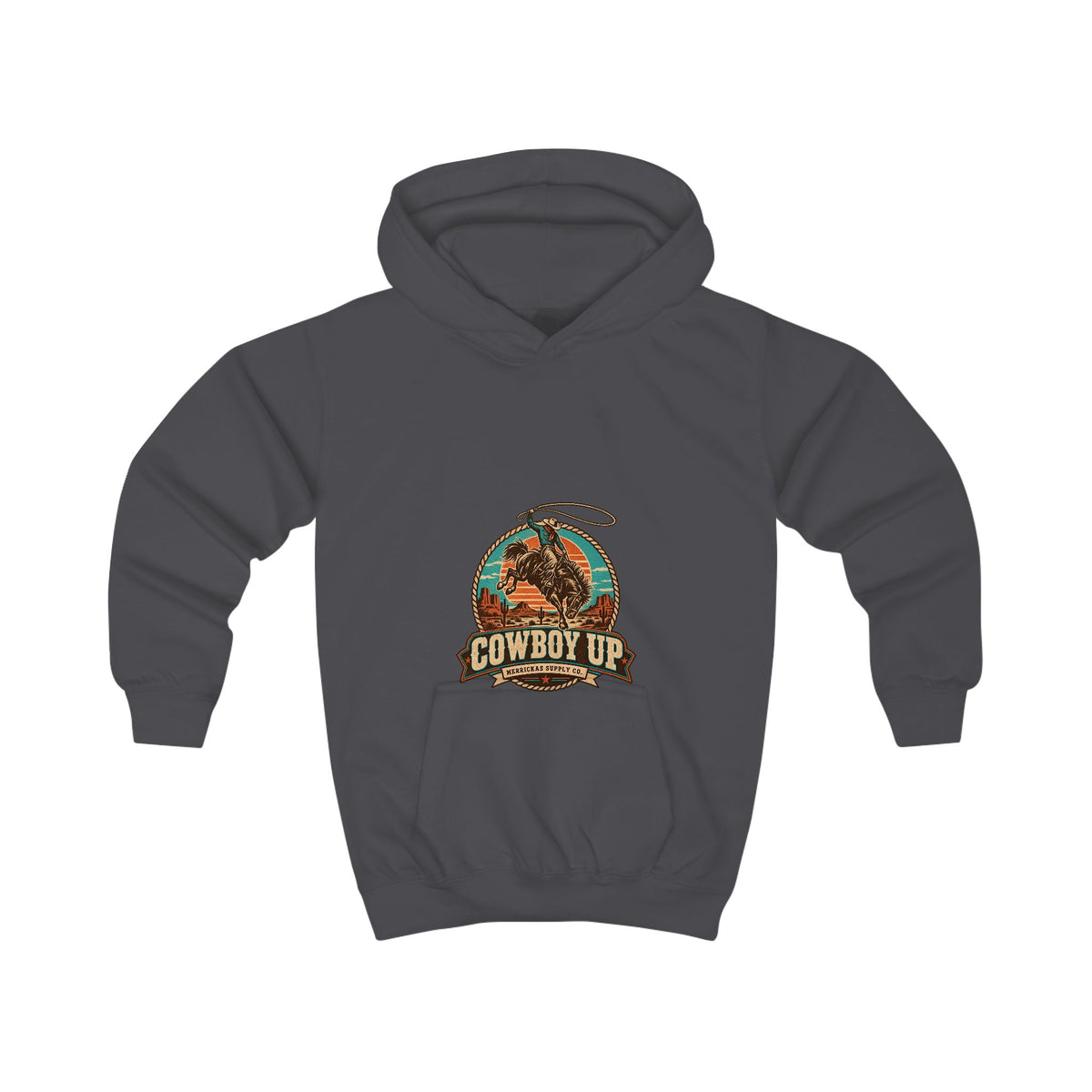 Cowboy Up Kids' Hoodie