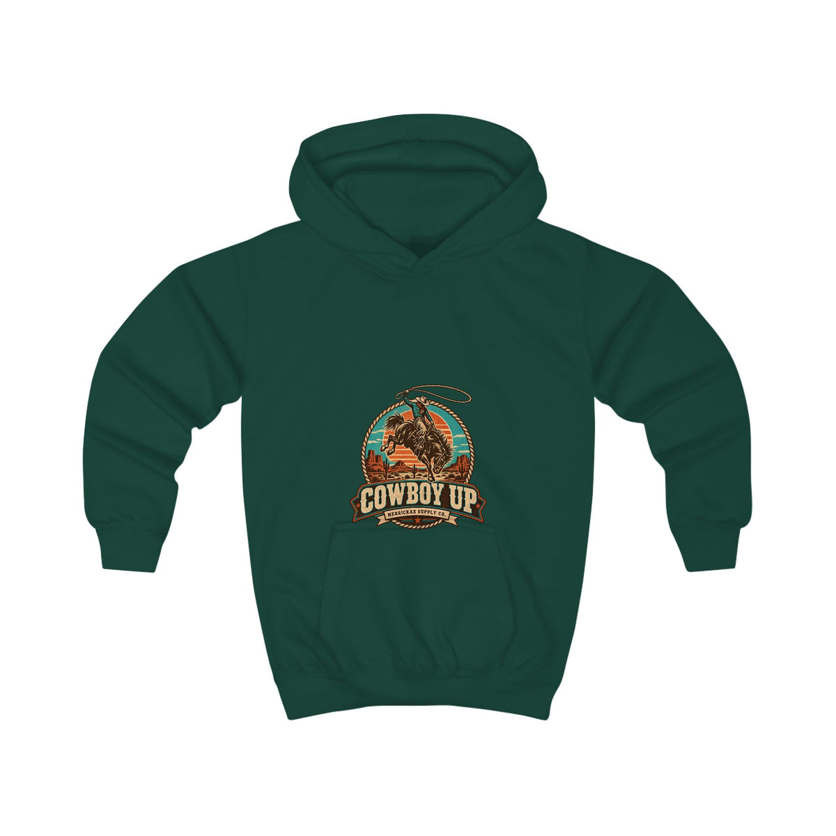 Cowboy Up Kids' Hoodie