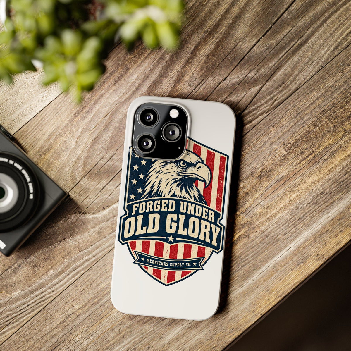 Forged Under Old Glory Phone Case