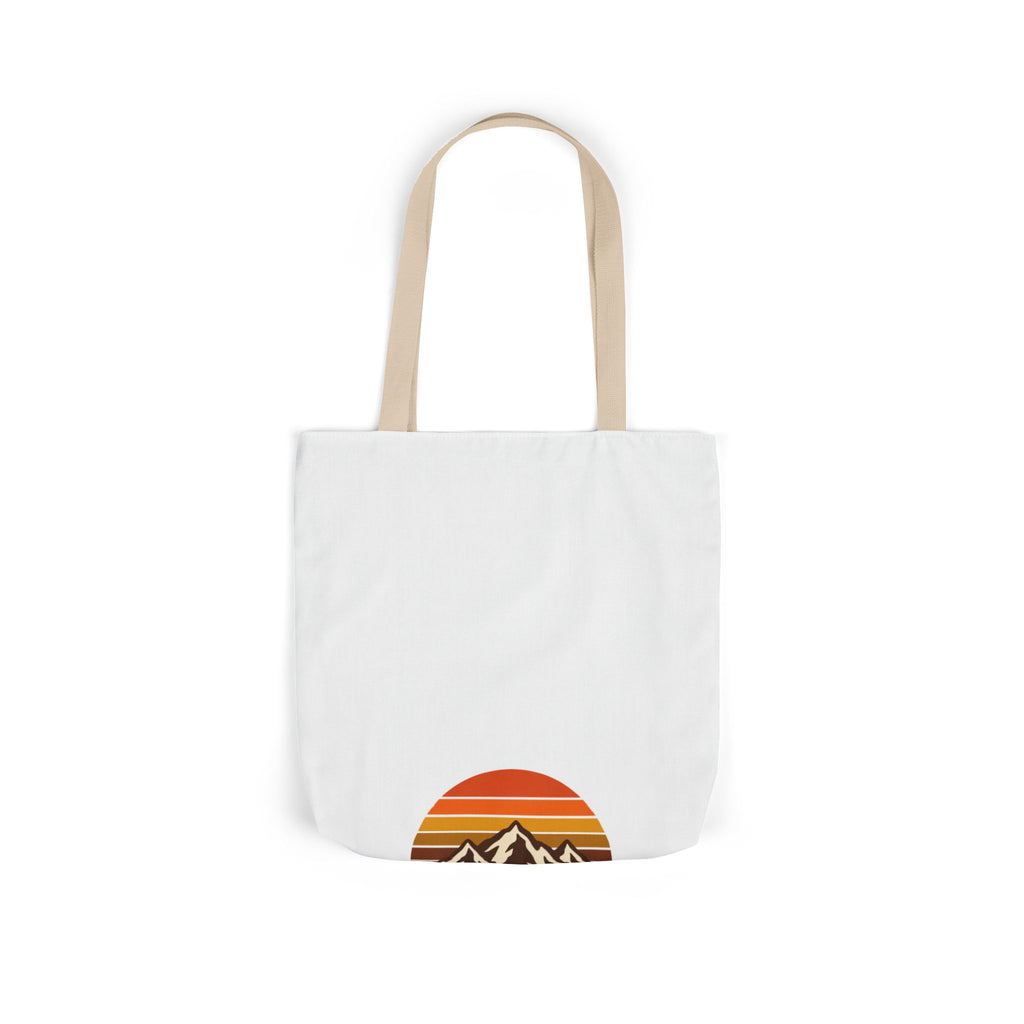 Merrickas Retro Sunset Mountain Canvas Wall Art