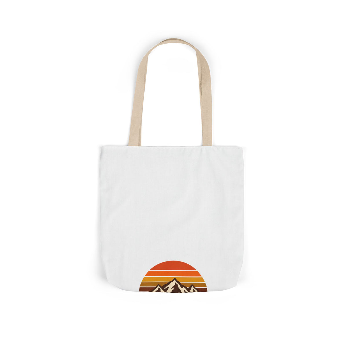 Merrickas Retro Sunset Mountain Canvas Wall Art