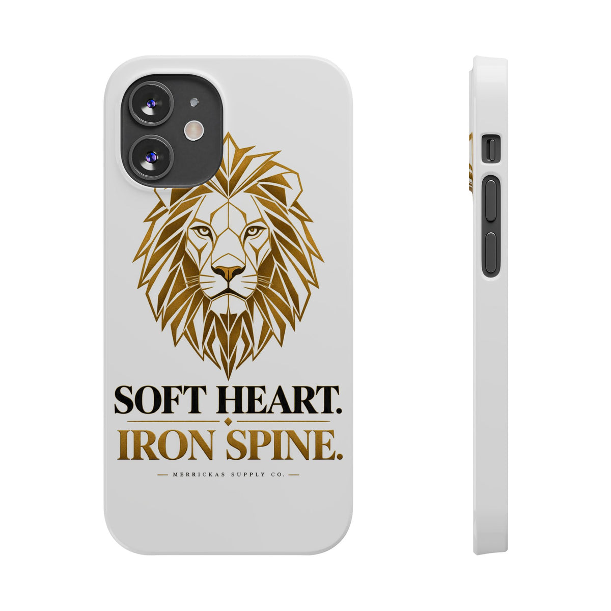 Soft Heart Iron Spine Phone Case