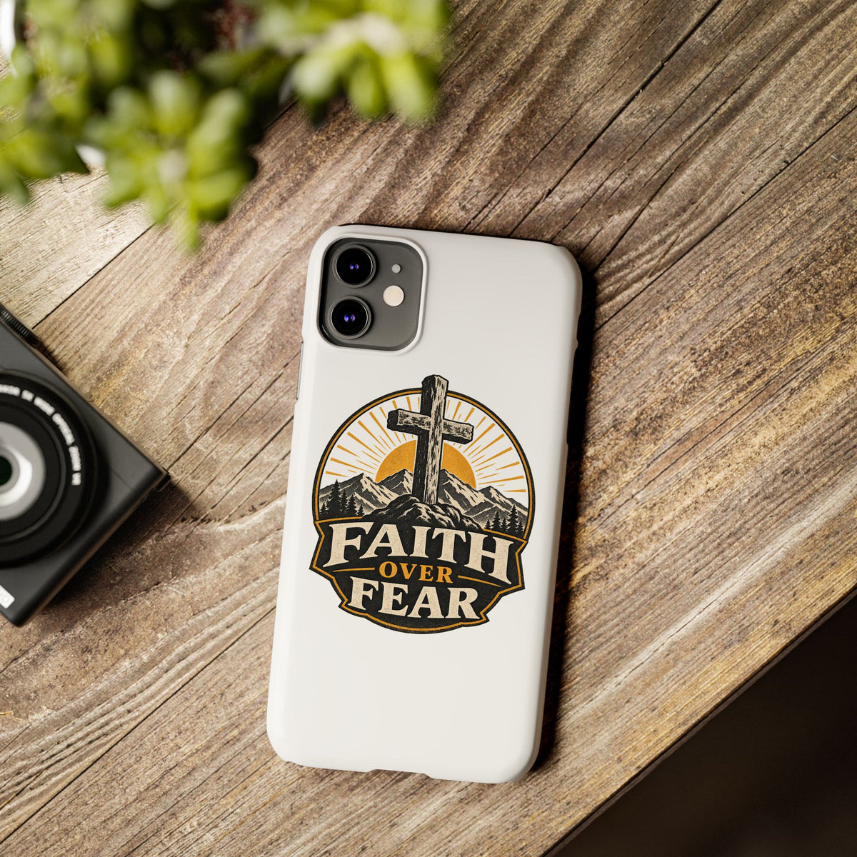 Faith Over Fear Phone Case