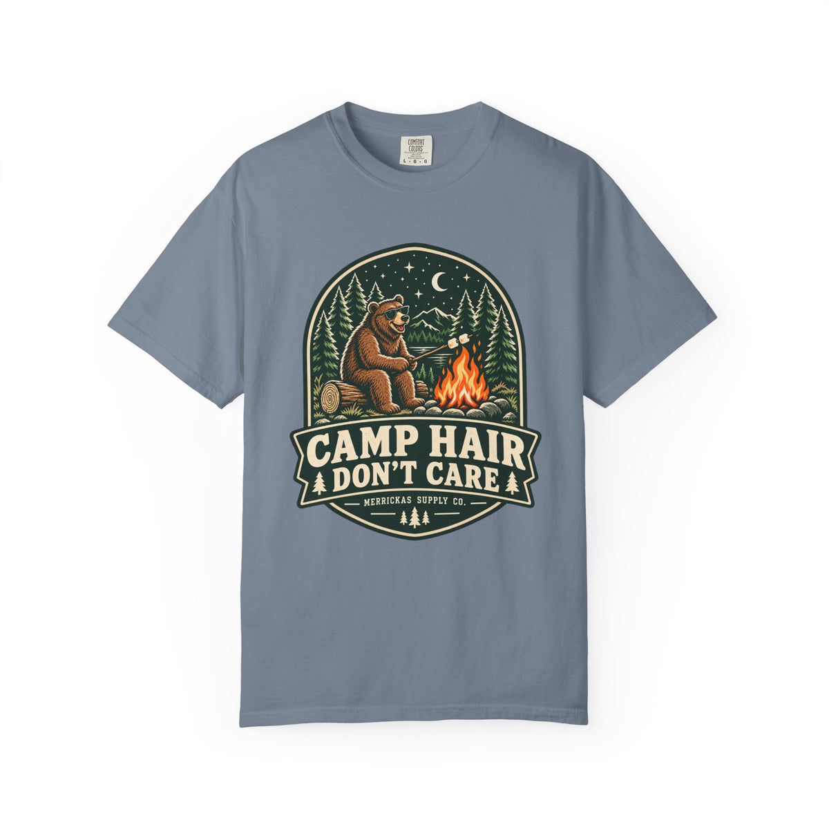 Camp Hair Don't Care Garment-Dyed Tee