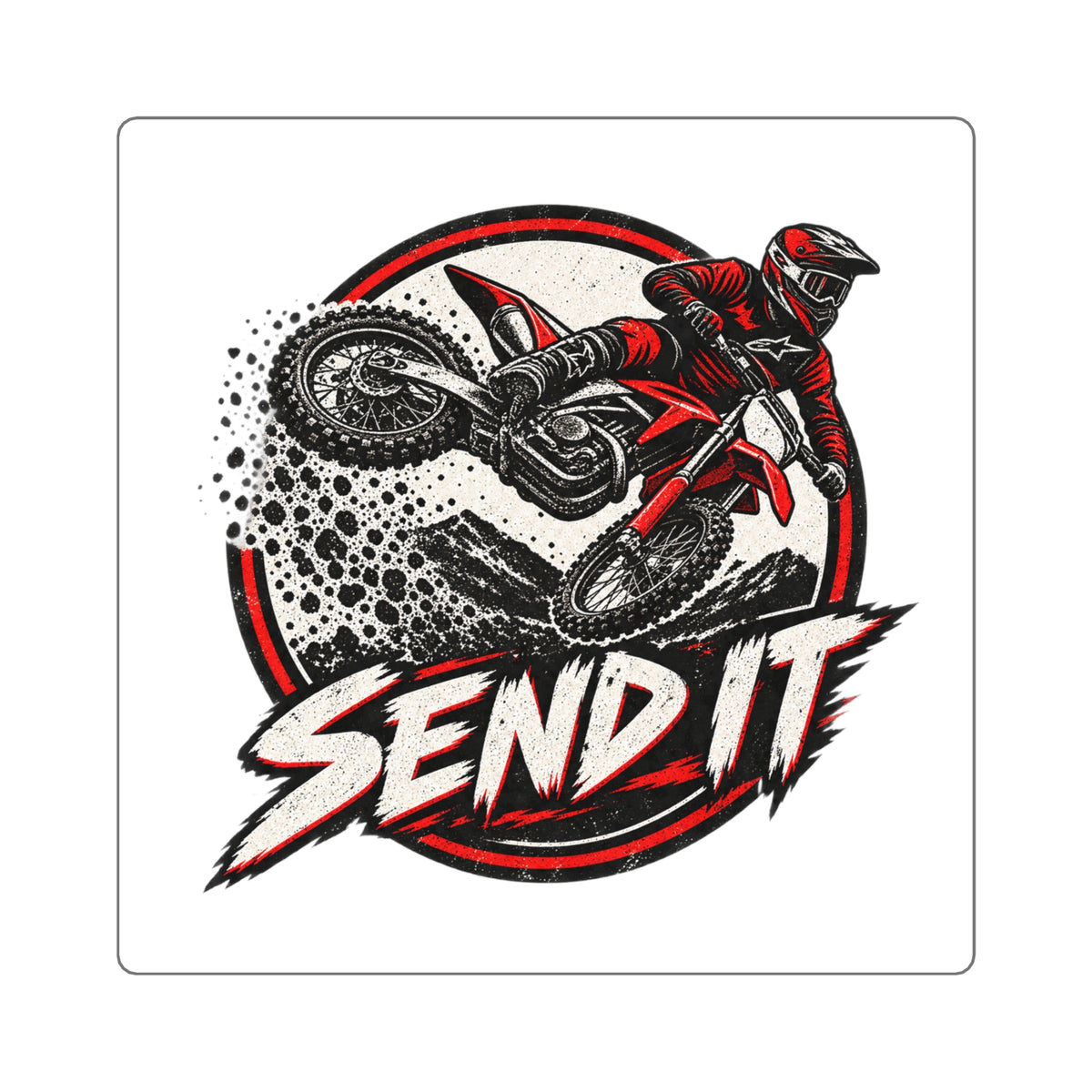 Send It Motocross Sticker