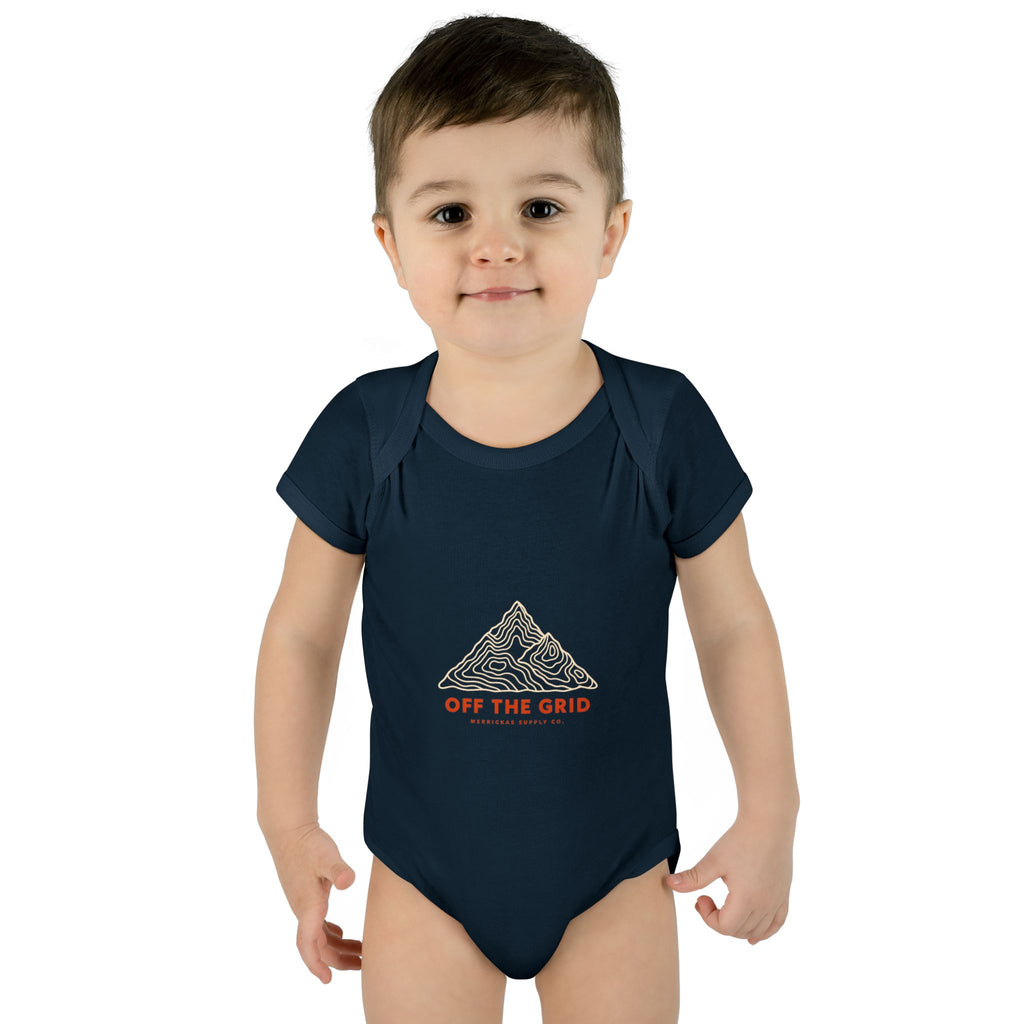 Off The Grid Baby Onesie