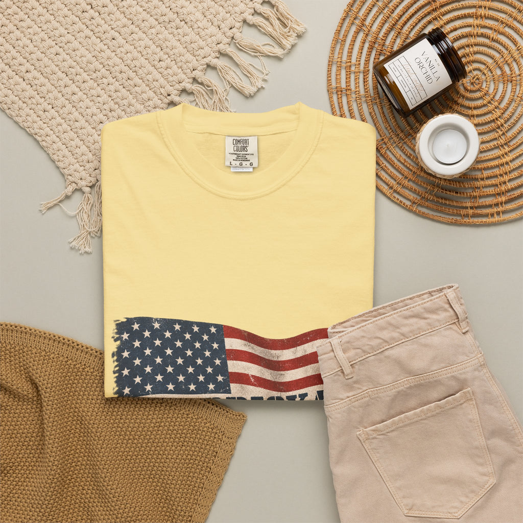 Merrickas Flag Garment-Dyed Tee