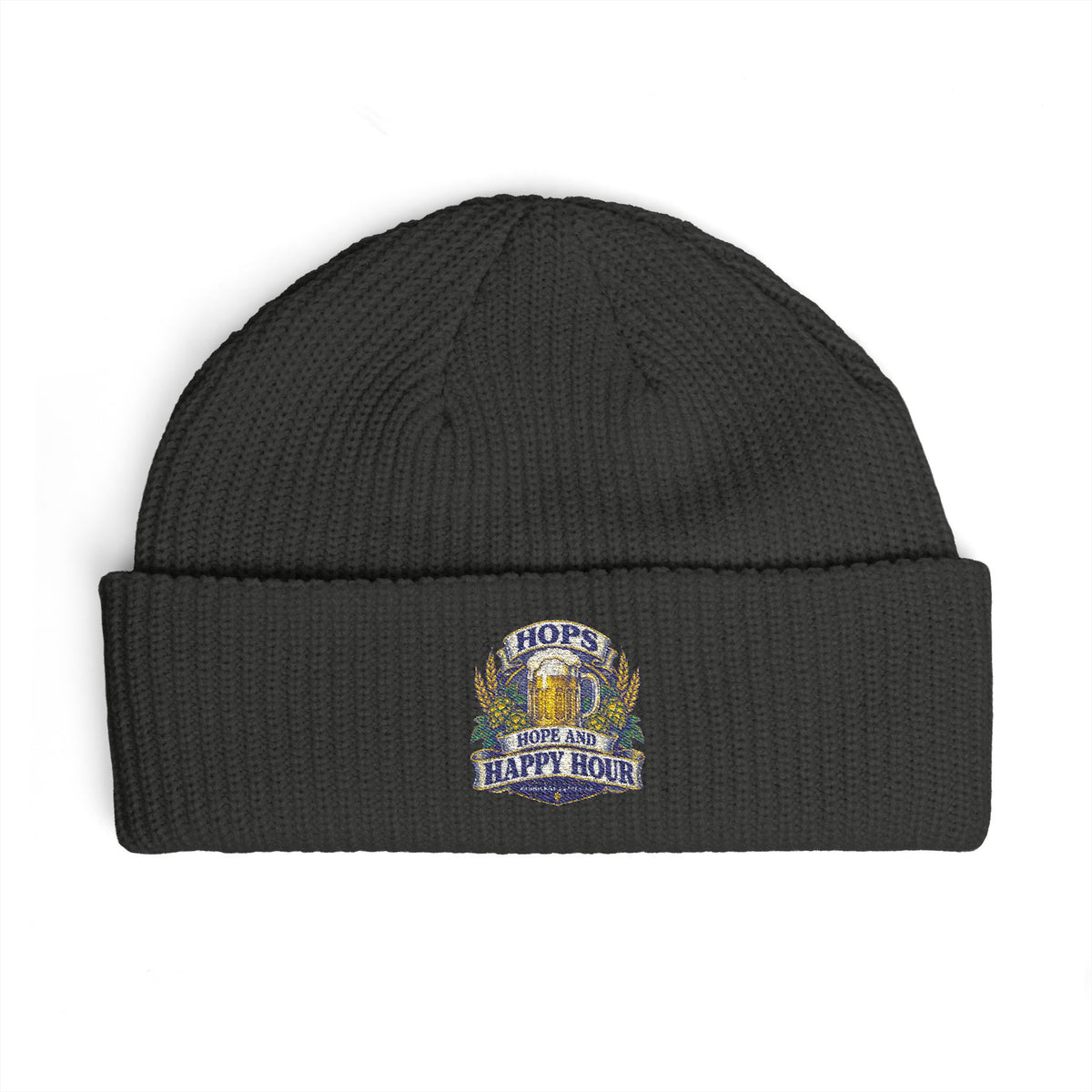 Hops Hope And Happy Hour Cuff Beanie