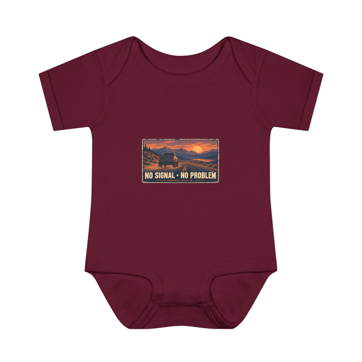 No Signal No Problem Baby Onesie