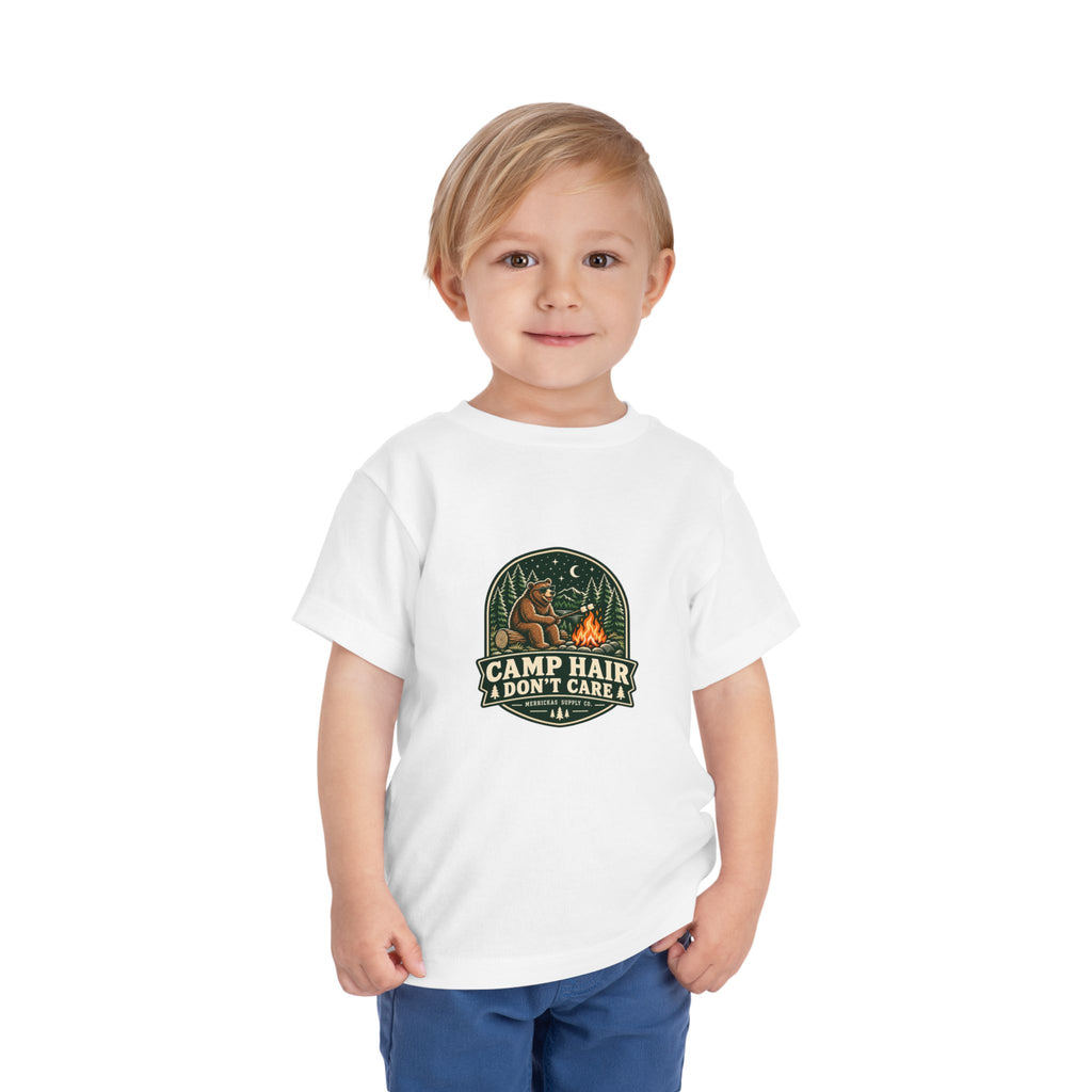 Camp Hair Don't Care Toddler Tee