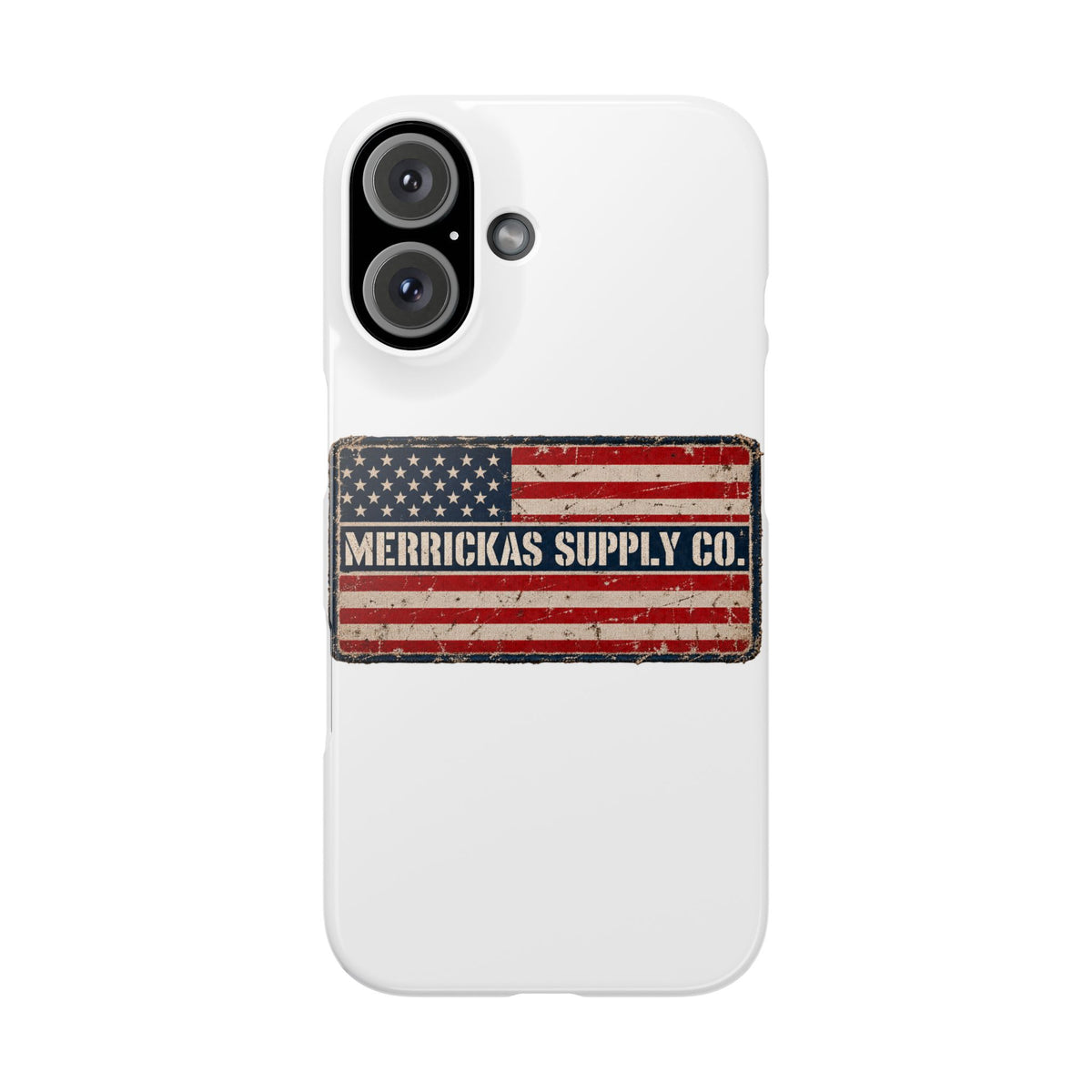 Merrickas American Flag Patch Phone Case
