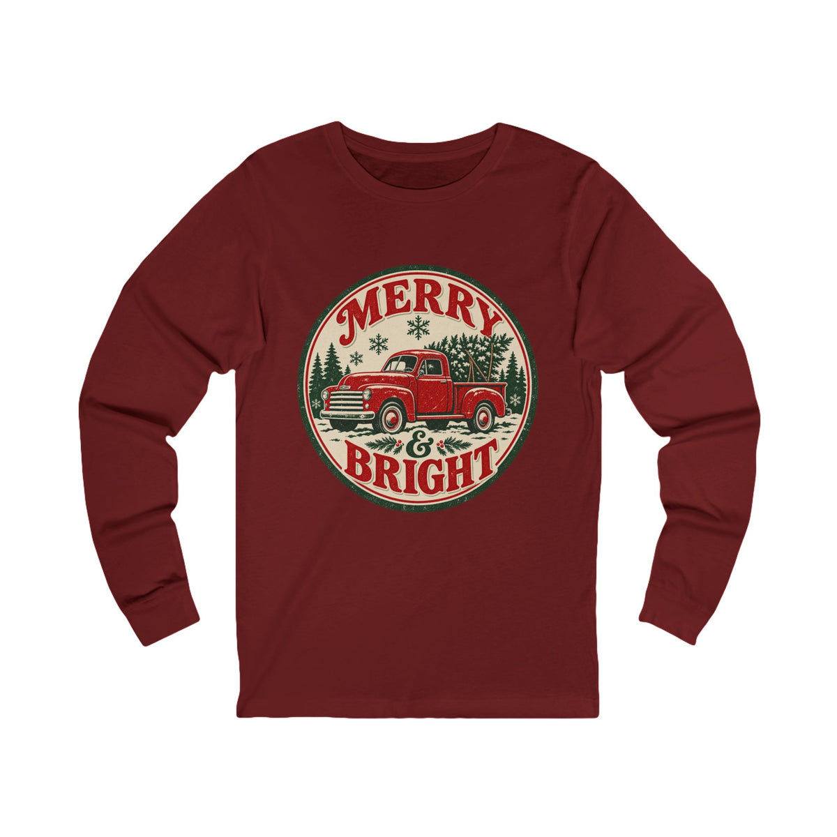 Merry & Bright Long Sleeve Tee
