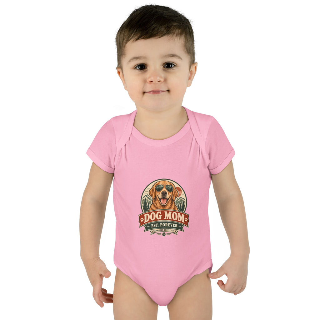 Dog Mom Est. Forever Baby Onesie