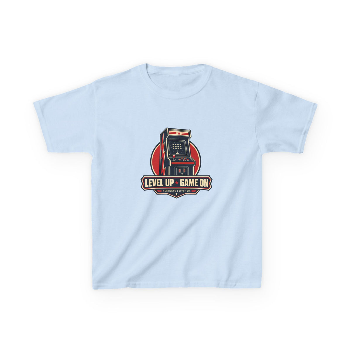 Level Up Game On Kids Tee