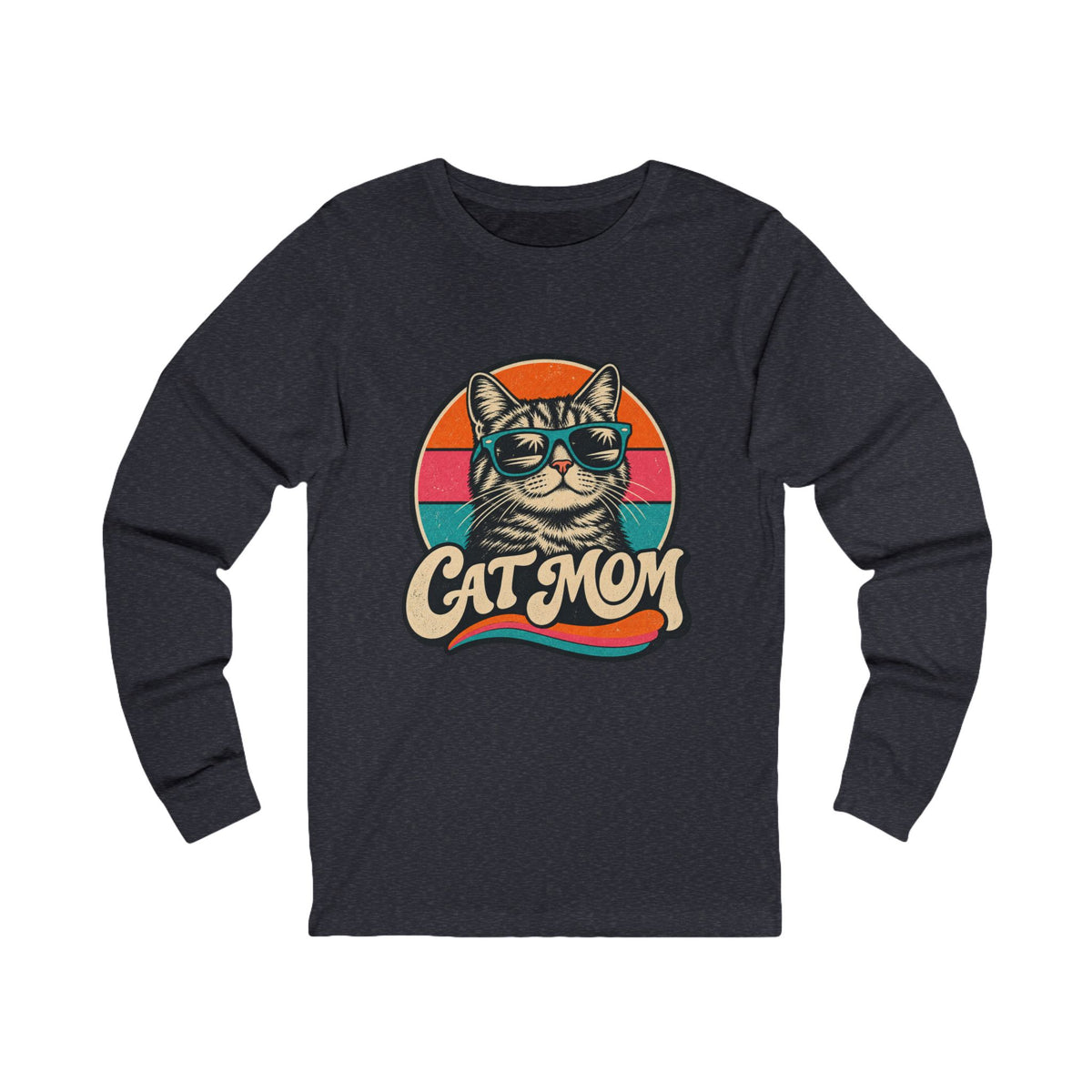 Cat Mom Long Sleeve Tee