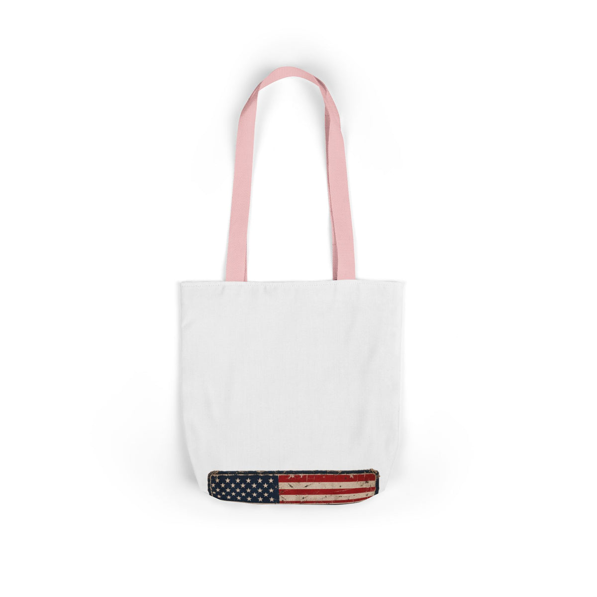 Merrickas American Flag Patch Canvas Wall Art