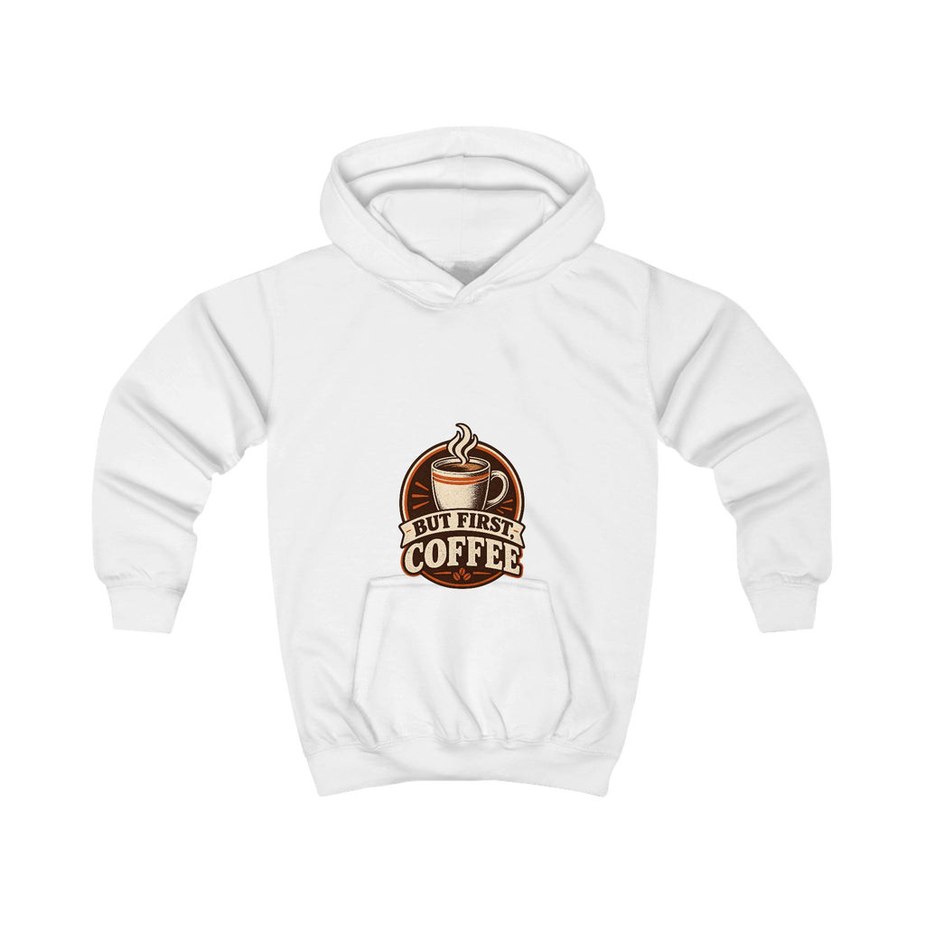 But First Coffee Kids' Hoodie