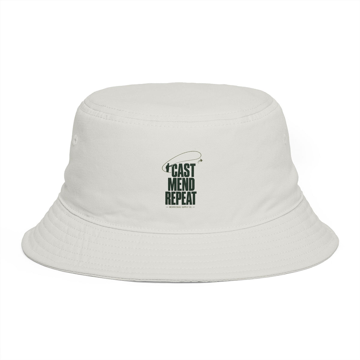 Cast Mend Repeat Bucket Hat