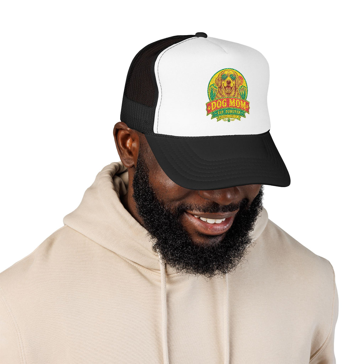 Dog Mom Est. Forever Foam Trucker Hat