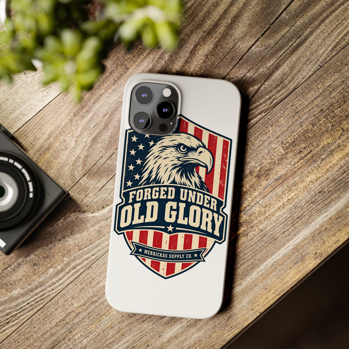 Forged Under Old Glory Phone Case
