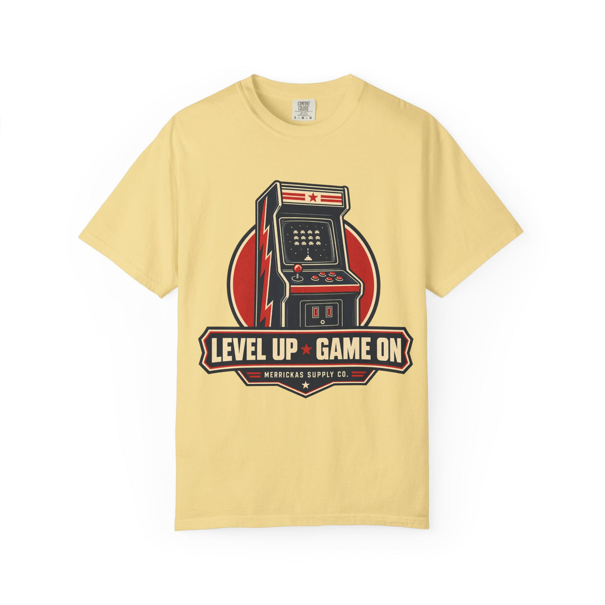 Level Up Game On Garment-Dyed Tee