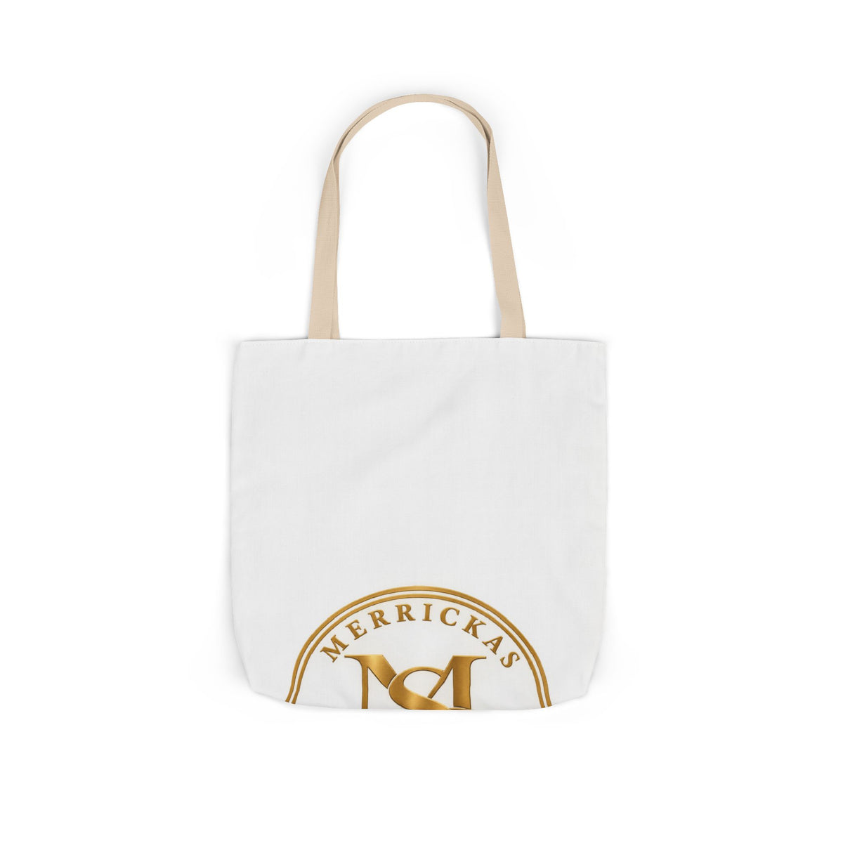 Merrickas Gold MSC Monogram Canvas Wall Art