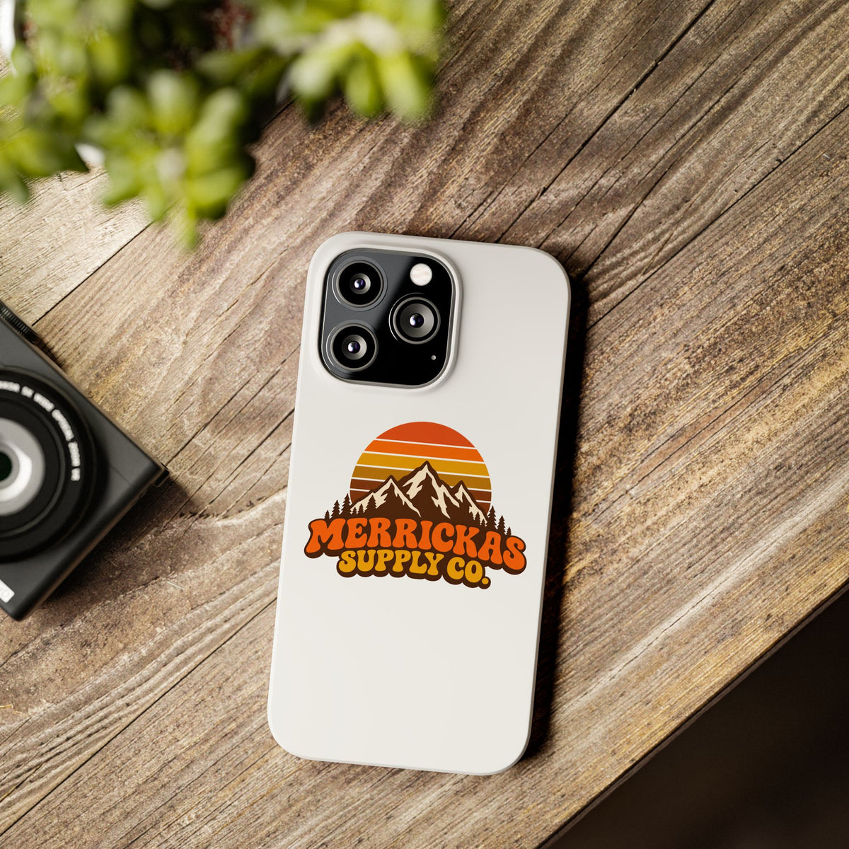 Merrickas Retro Sunset Mountain Phone Case