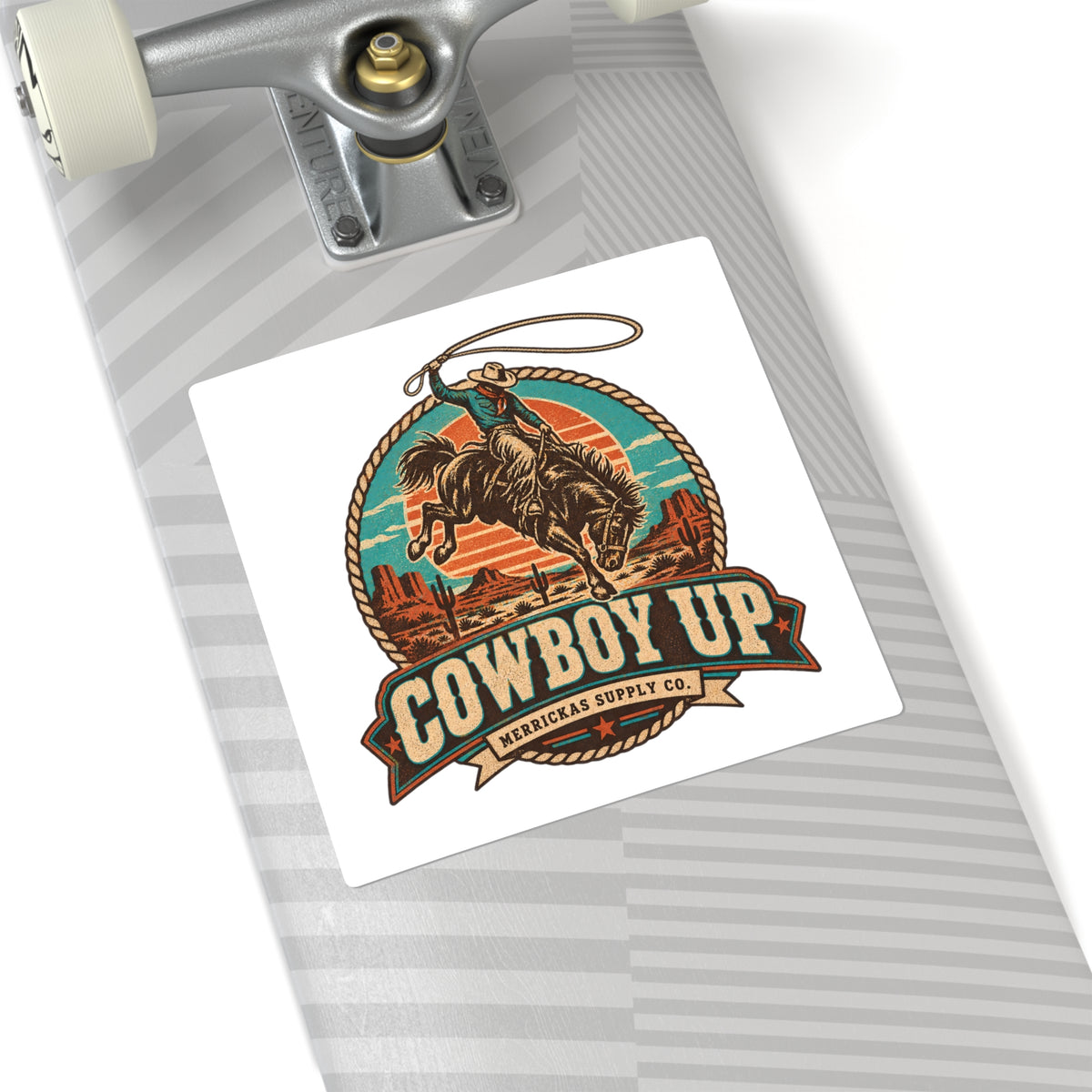 Cowboy Up Sticker