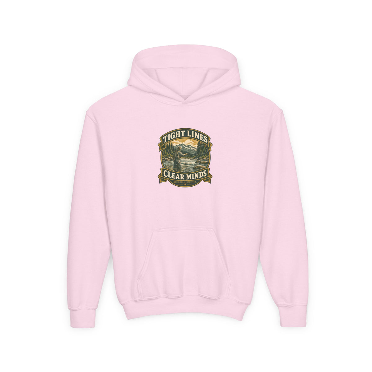 Tight Lines Clear Minds Youth Hoodie