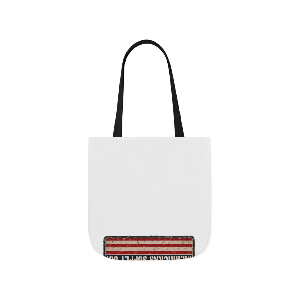 Merrickas American Flag Patch Canvas Wall Art