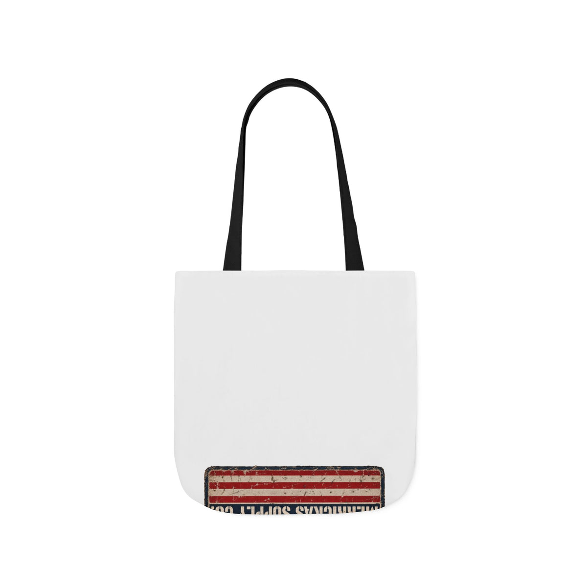 Merrickas American Flag Patch Canvas Wall Art