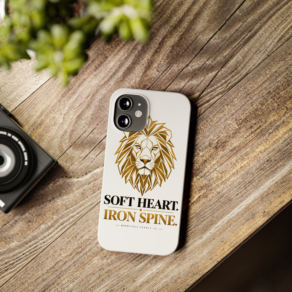 Soft Heart Iron Spine Phone Case