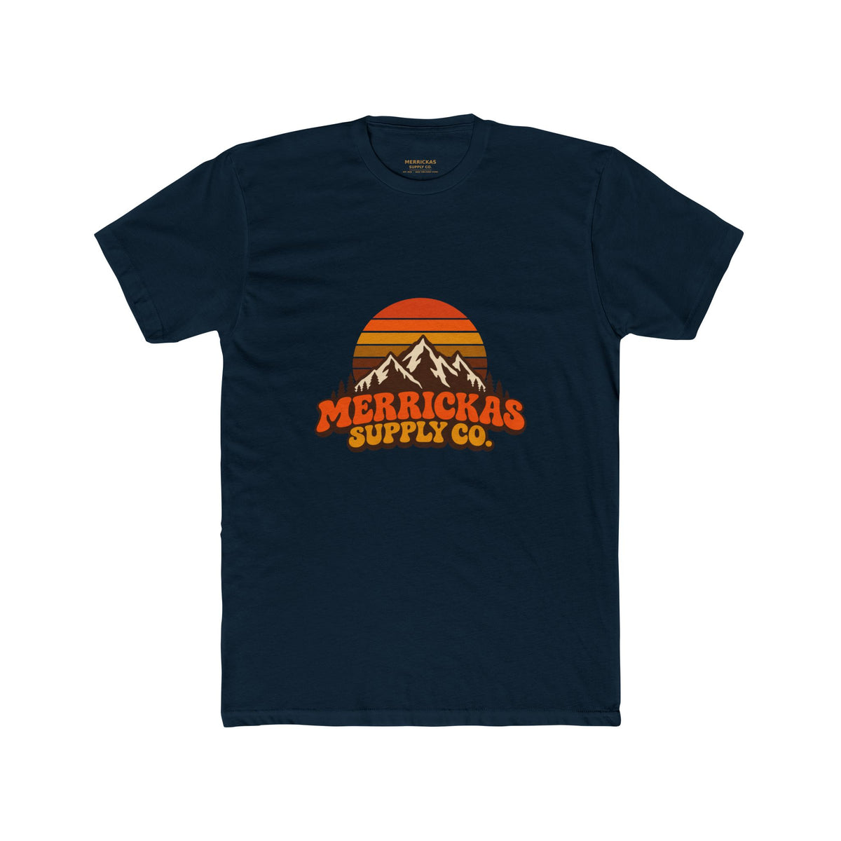 Merrickas Retro Sunset Mountain T-Shirt