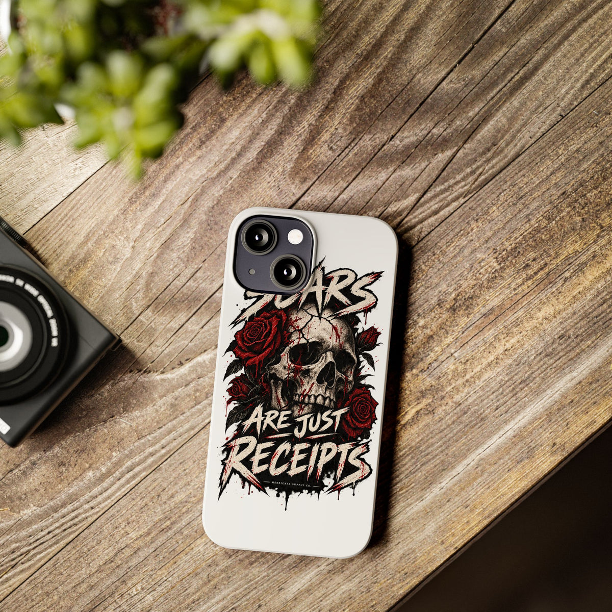 Scars Are Just Receipts Phone Case