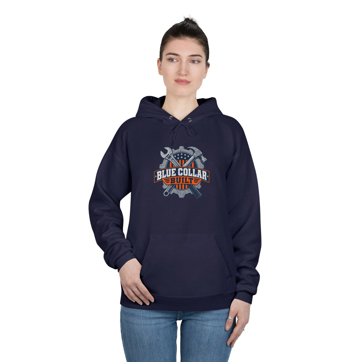 Blue Collar Built Hoodie