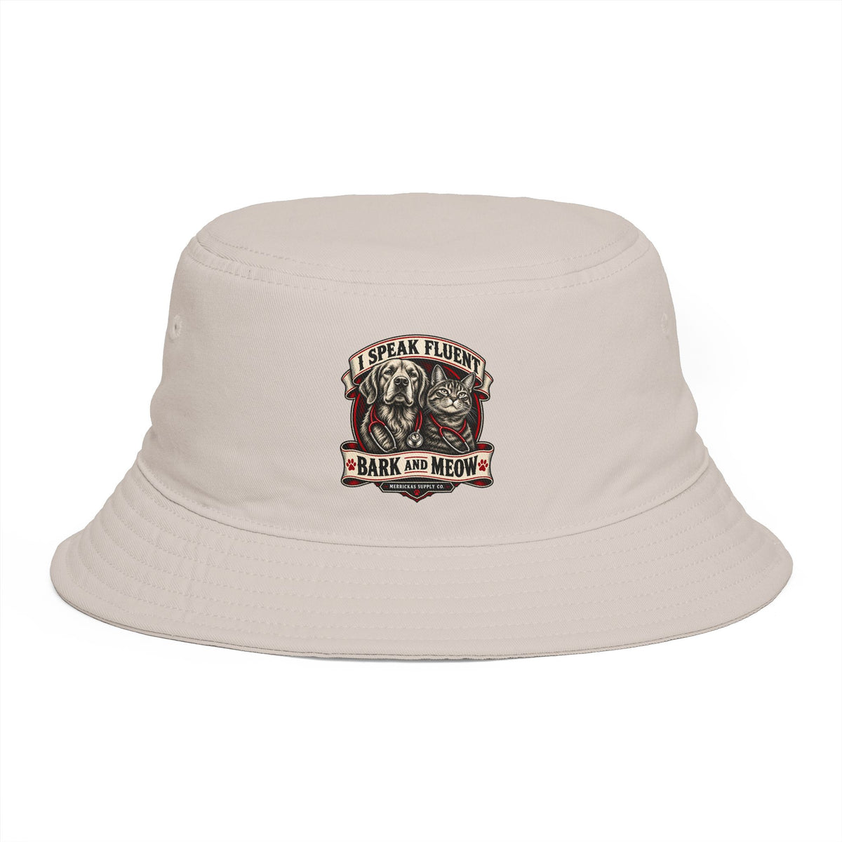 I Speak Fluent Bark And Meow Bucket Hat