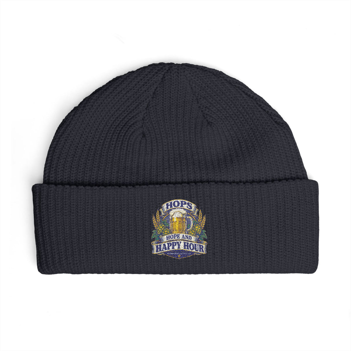 Hops Hope And Happy Hour Cuff Beanie