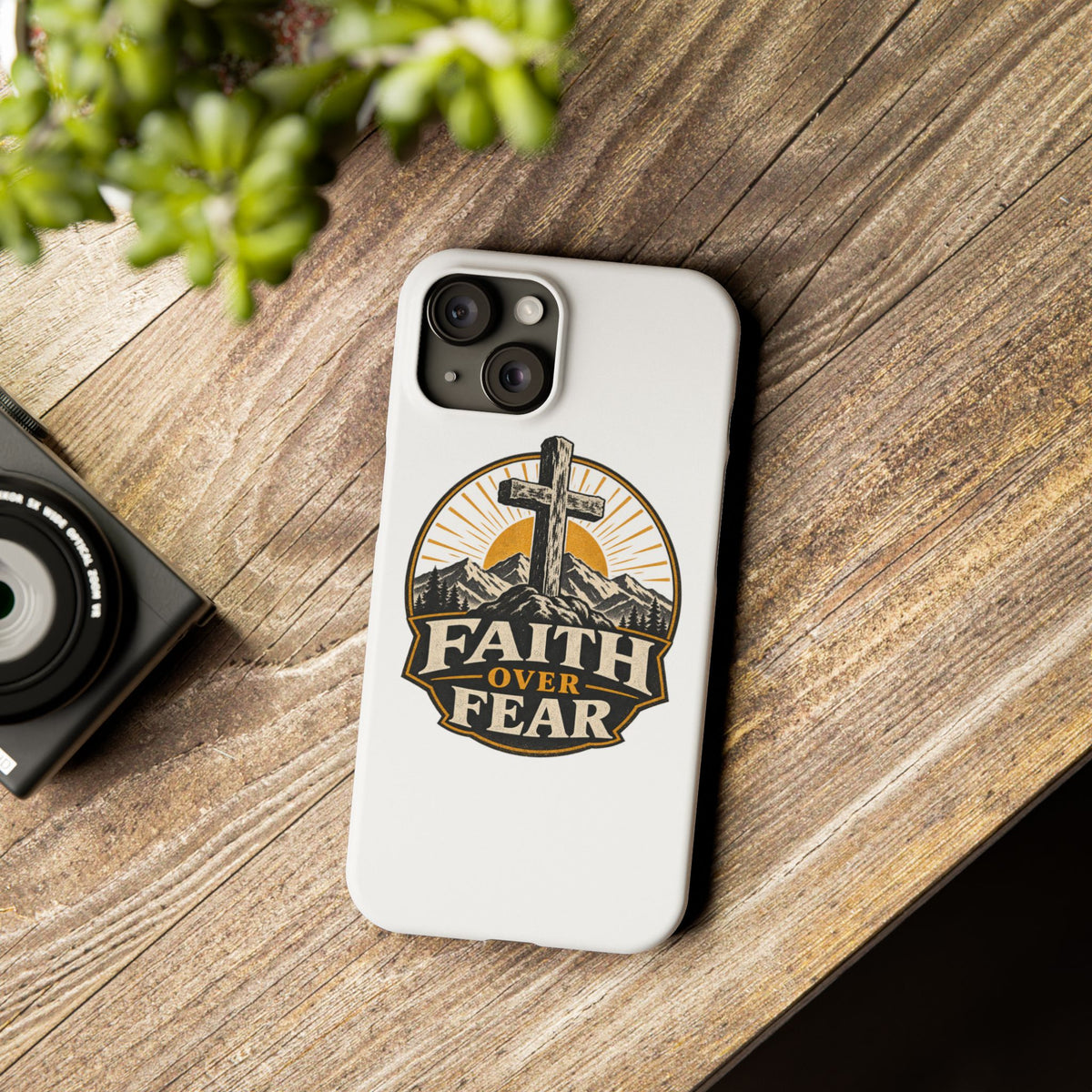 Faith Over Fear Phone Case