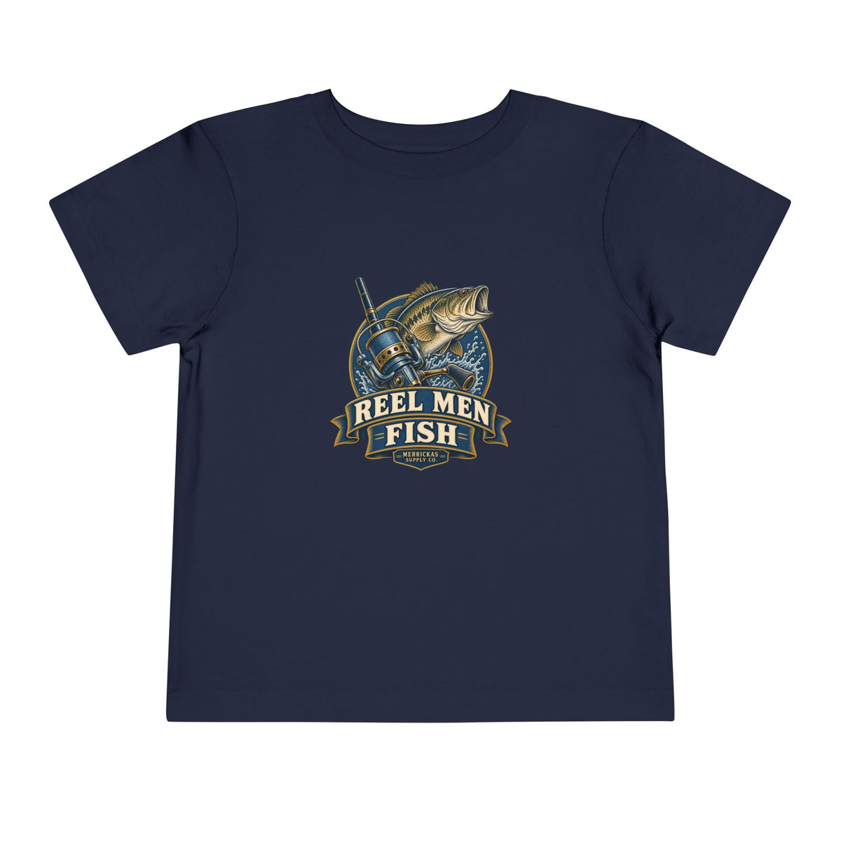 Reel Men Fish Toddler Tee