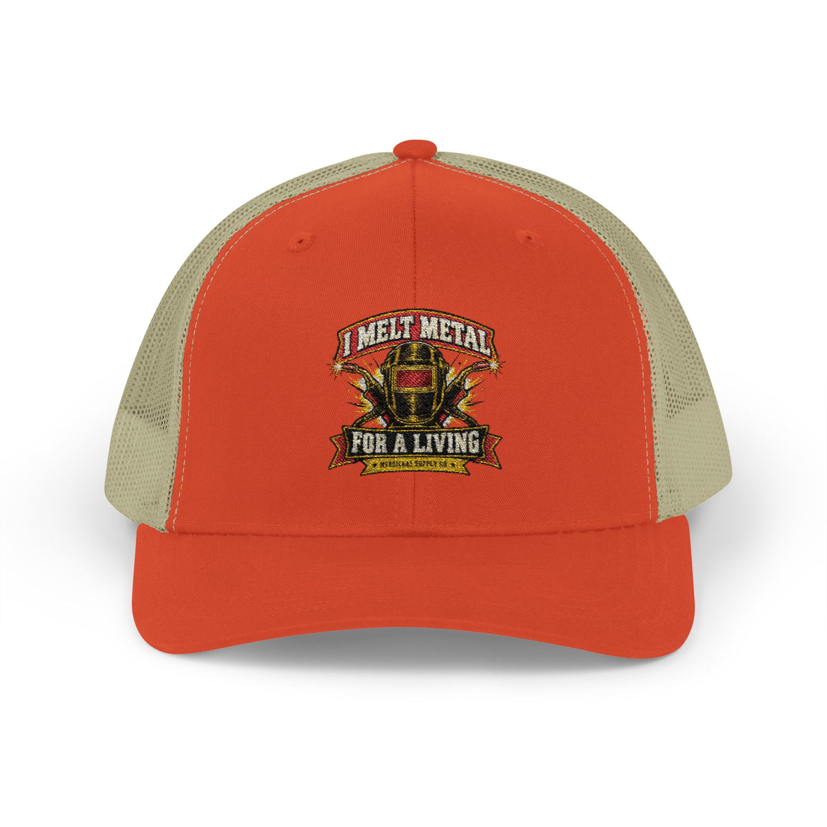 I Melt Metal For A Living Snapback Trucker Hat