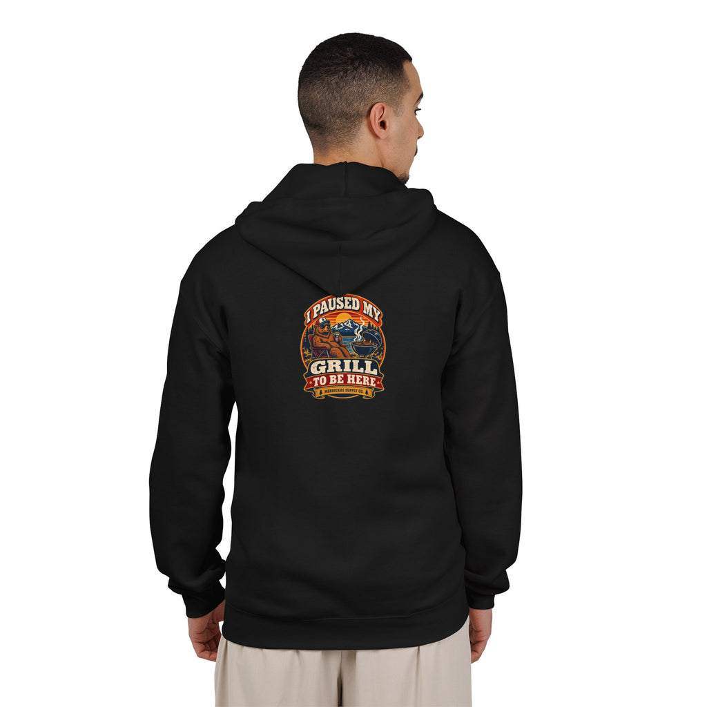 I Paused My Grill To Be Here Zip Hoodie
