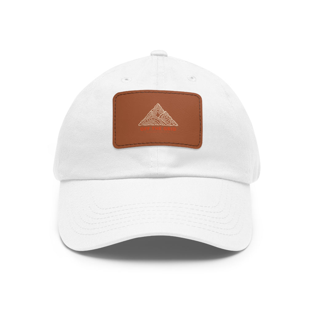 Off The Grid Leather Patch Dad Hat