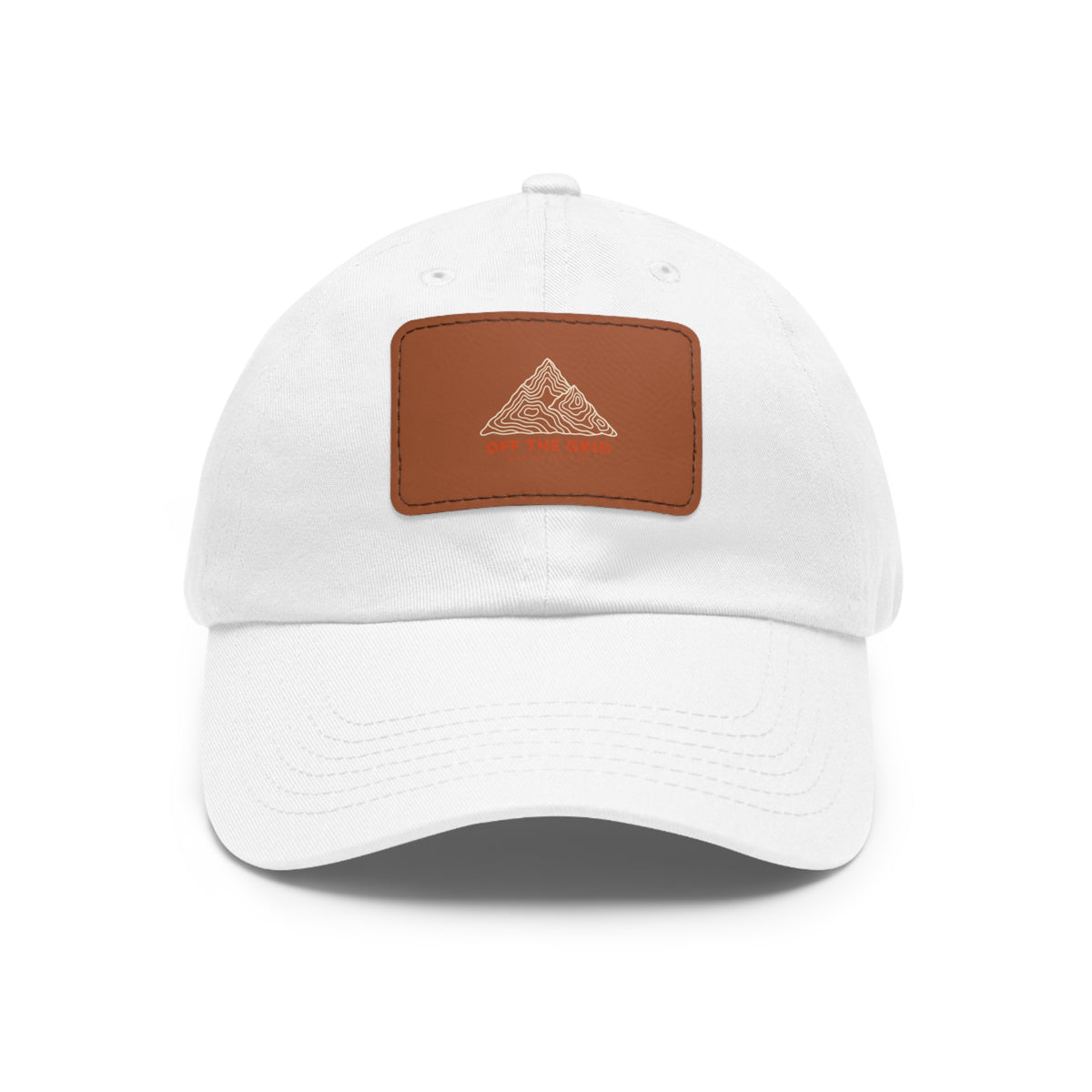 Off The Grid Leather Patch Dad Hat
